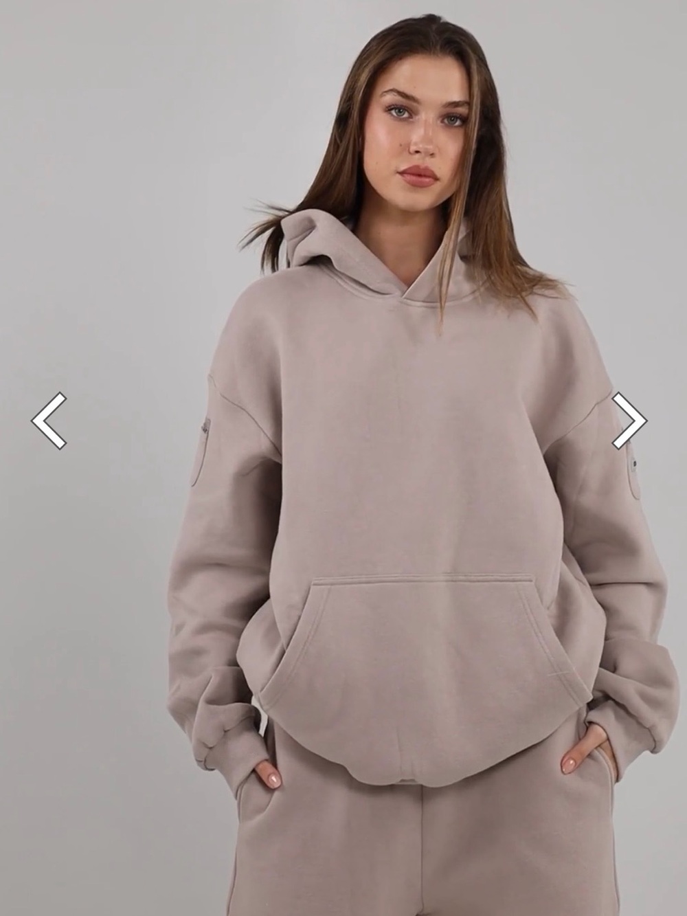 Comfrt Travel Essentials Hoodie in color Bark